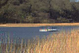 Fishing on Slapton Ley